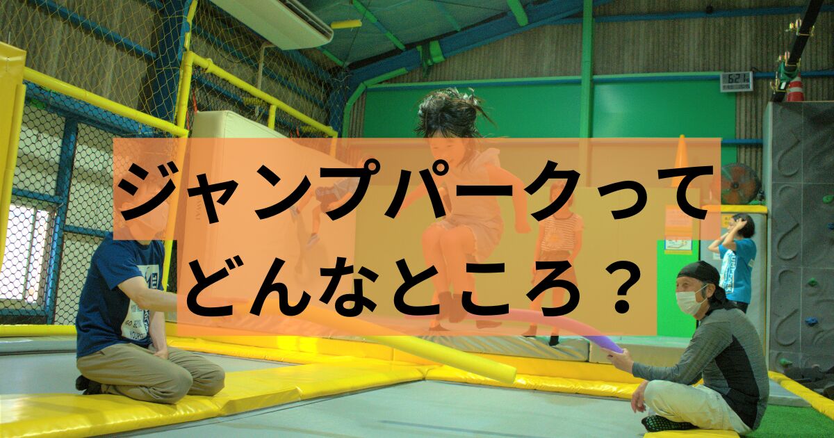 あなたが現在見ているのは ジャンプパークってどんな所？